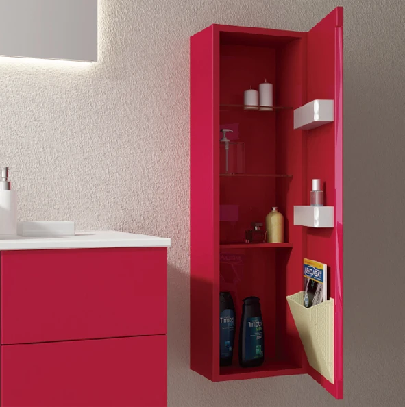 Solid wood bathroom cabinet, bathroom mirror cabinet