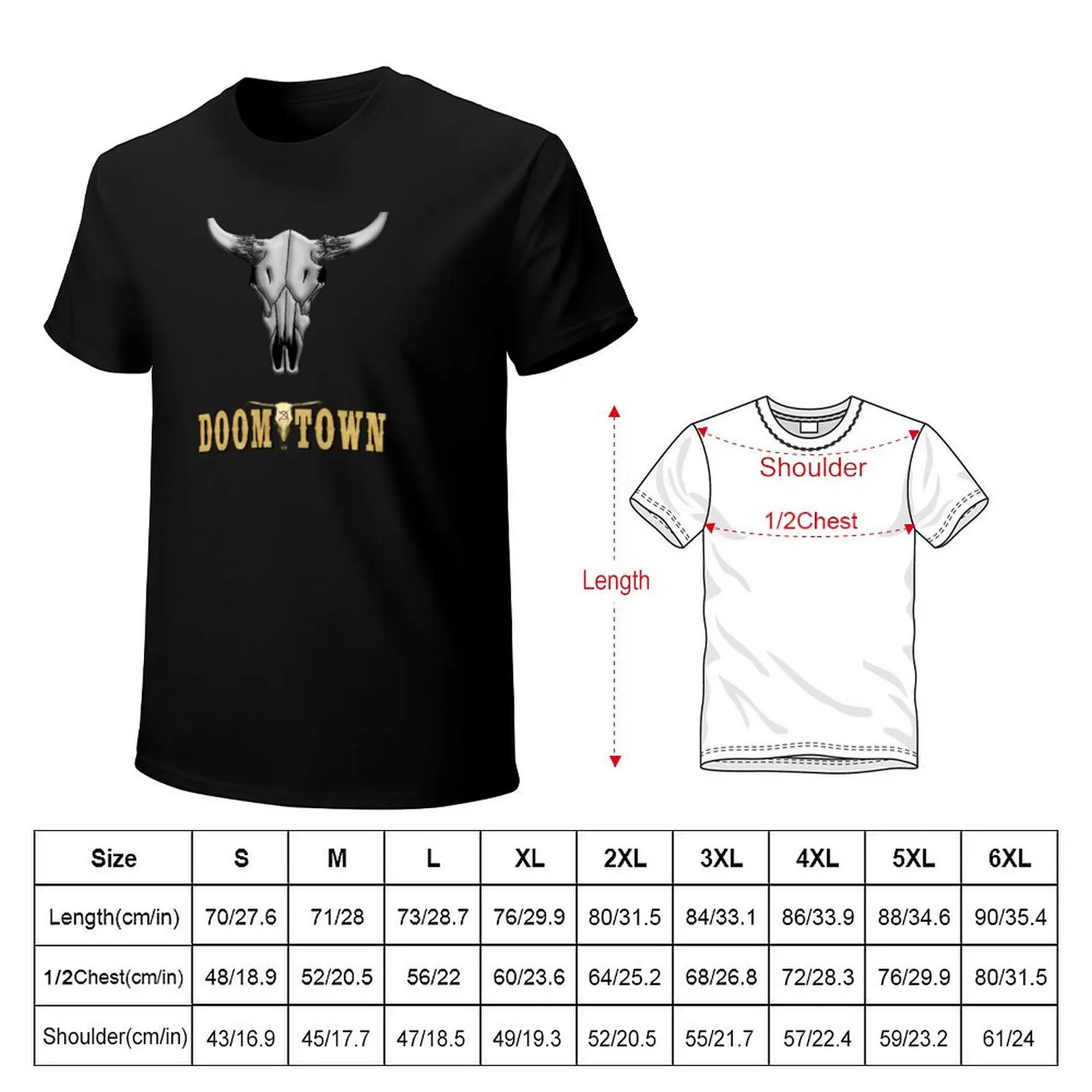 Doomtown Entrepreneurs Faction T-Shirt Casual Lightweight Short Sleeve Top