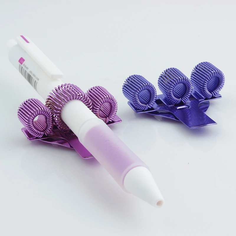 ALKVISION Messing Notebook Stift Clips Federhalter Für Reisenden Planer Rindsleder Tagebuch Metall Stift Halter Koreanische Schreibwaren