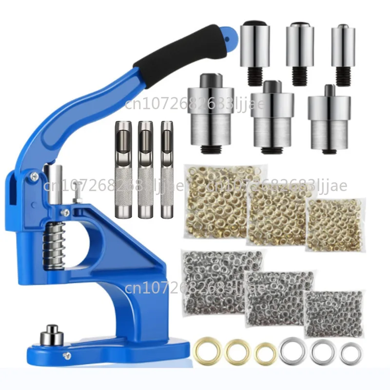 Hand-press chicken eye buckle set leather buttoning machine air eye buckle hand-press small manual press
