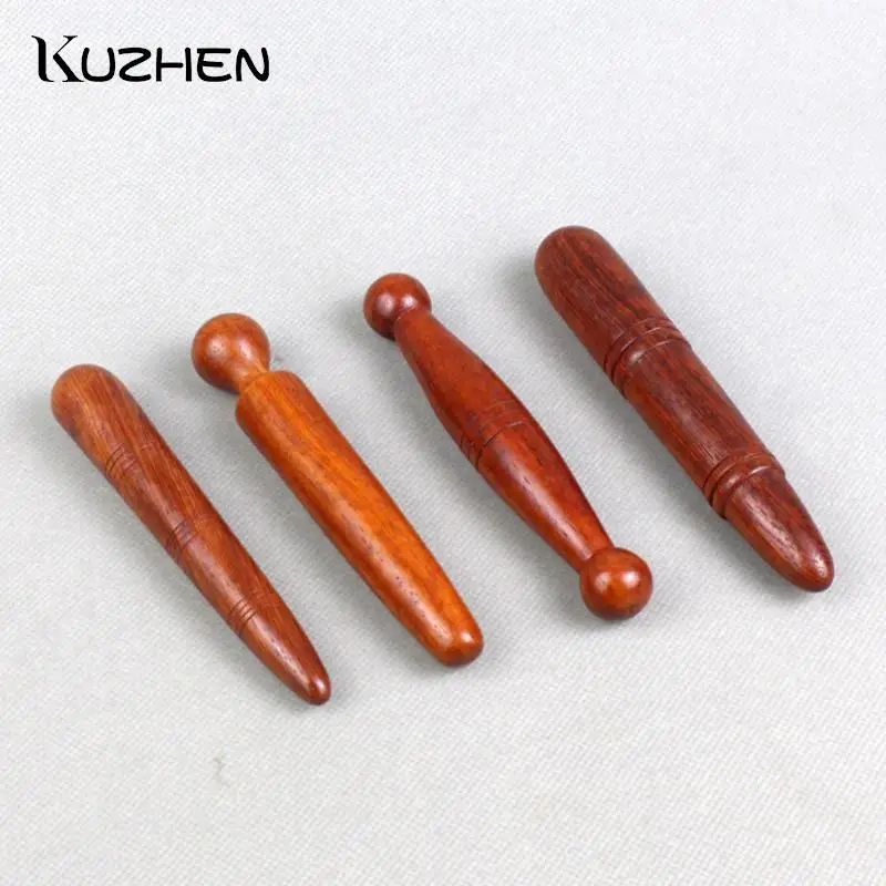 

1pcs Deep Tissue Tool Stick Solid Wood Thai Acupressure Pen Hand Massagers Wooden Trigger Stick Hand Tools