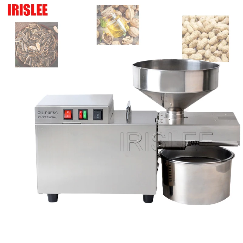 Intelligent Oil Press Stainless Steel Hot Cold Oil Extraction Temperature Control Sesame Oil Peanut Oil Pressing Machine