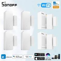 SONOFF DW2 Wifi Wireless Door Window Sensor Notification Open/Closed Detector Smart Home Security Alarm Support Alexa Google