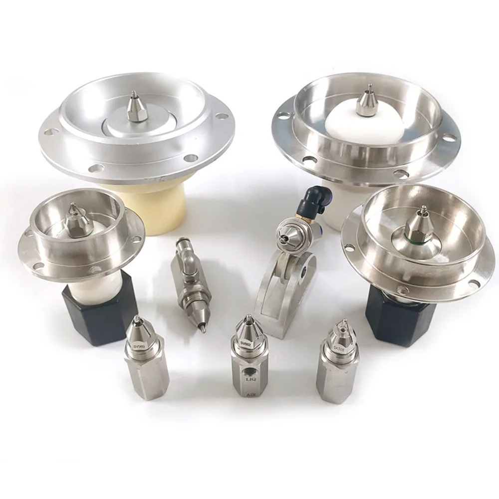 Atomizing nozzle ultrasonic atomizing nozzle humidifying high-pressure spray in dust removal workshop of coal mine