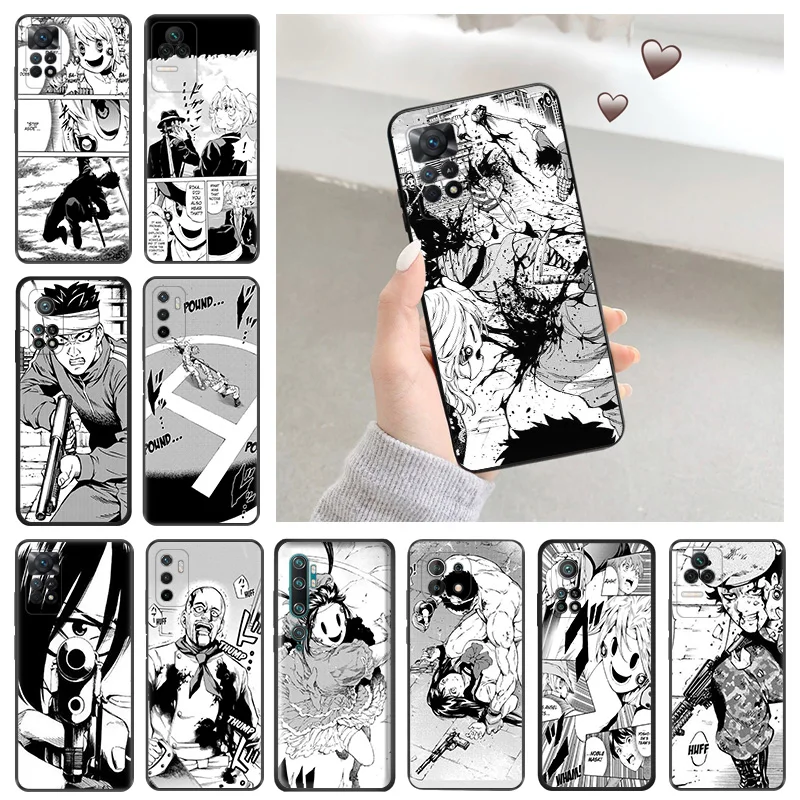 Silicone Soft Phone Case for Redmi Note 11 Pro 5G Note10 11S 10S 10A 10C High-Rise Invasion Manga Xiaomi 11 Lite 11T 10T Cover