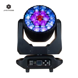 JMS WEBB LED haz + lavado ojos de abejas grandes 19x40W/19x20W RGBW Zoom iluminación con cabezal móvil DJ Disco luces de Navidad público