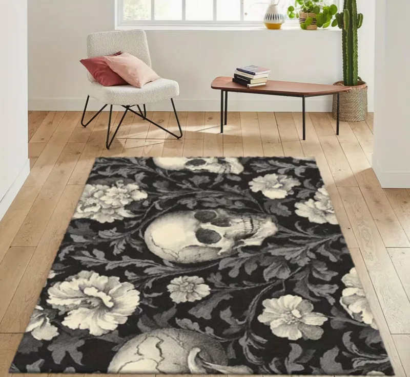 Alfombra Elegante con Diseño Similar a Este, Sirve como Decoración Versátil para Espacios como la Sala de Estar, Cojines para Sofá, Tapetes para Puerta