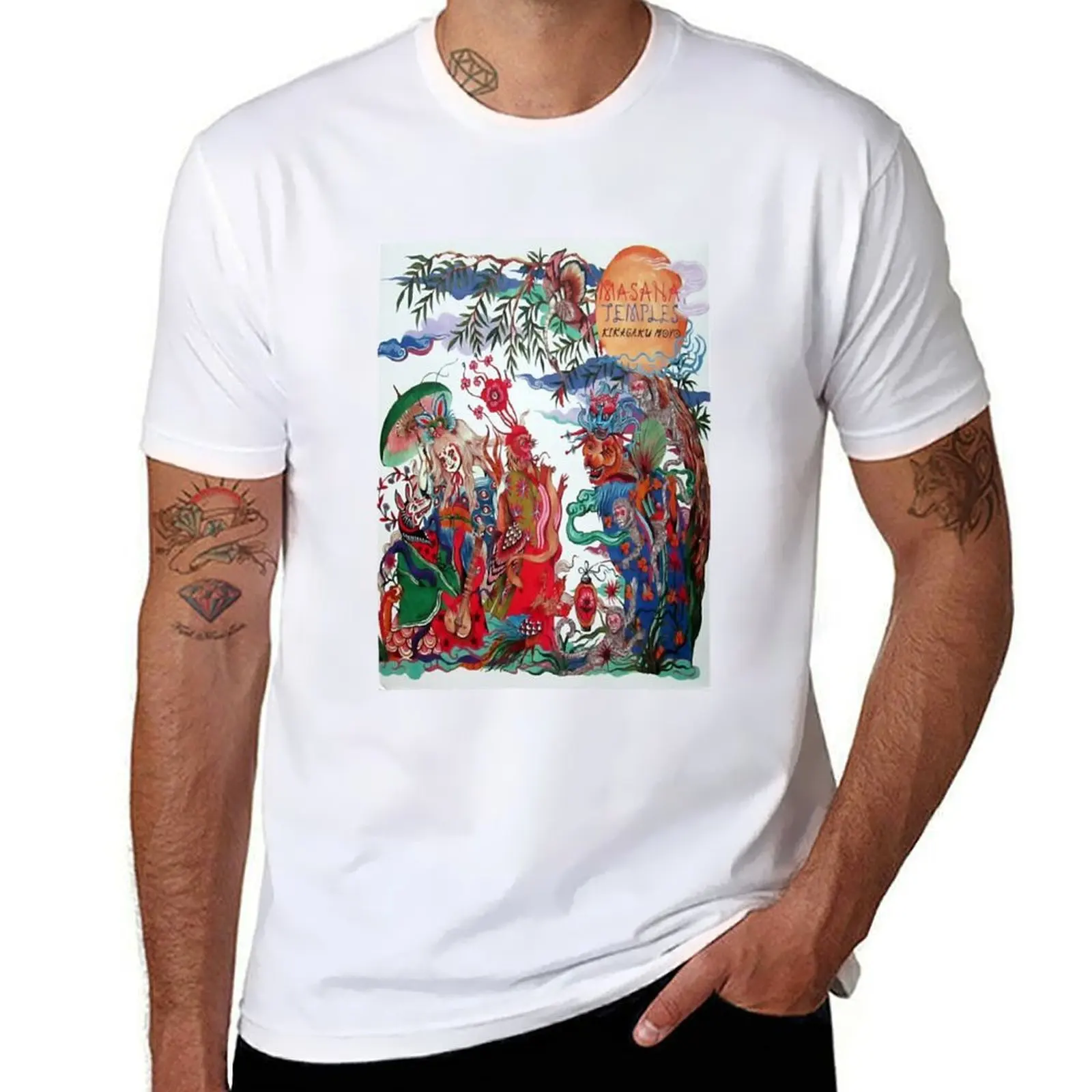 

Kikagaku Moyo Masana Temple T-Shirt man t shirts for men t shirt man designer T-Shirt