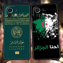Algeria Passport Phone Case Cover for Xiaomi Mi 15 14 13 12 11 Ultra 14T 13T 12T 11T 10T Pro Lite 5G Shockproof Silicone Capas