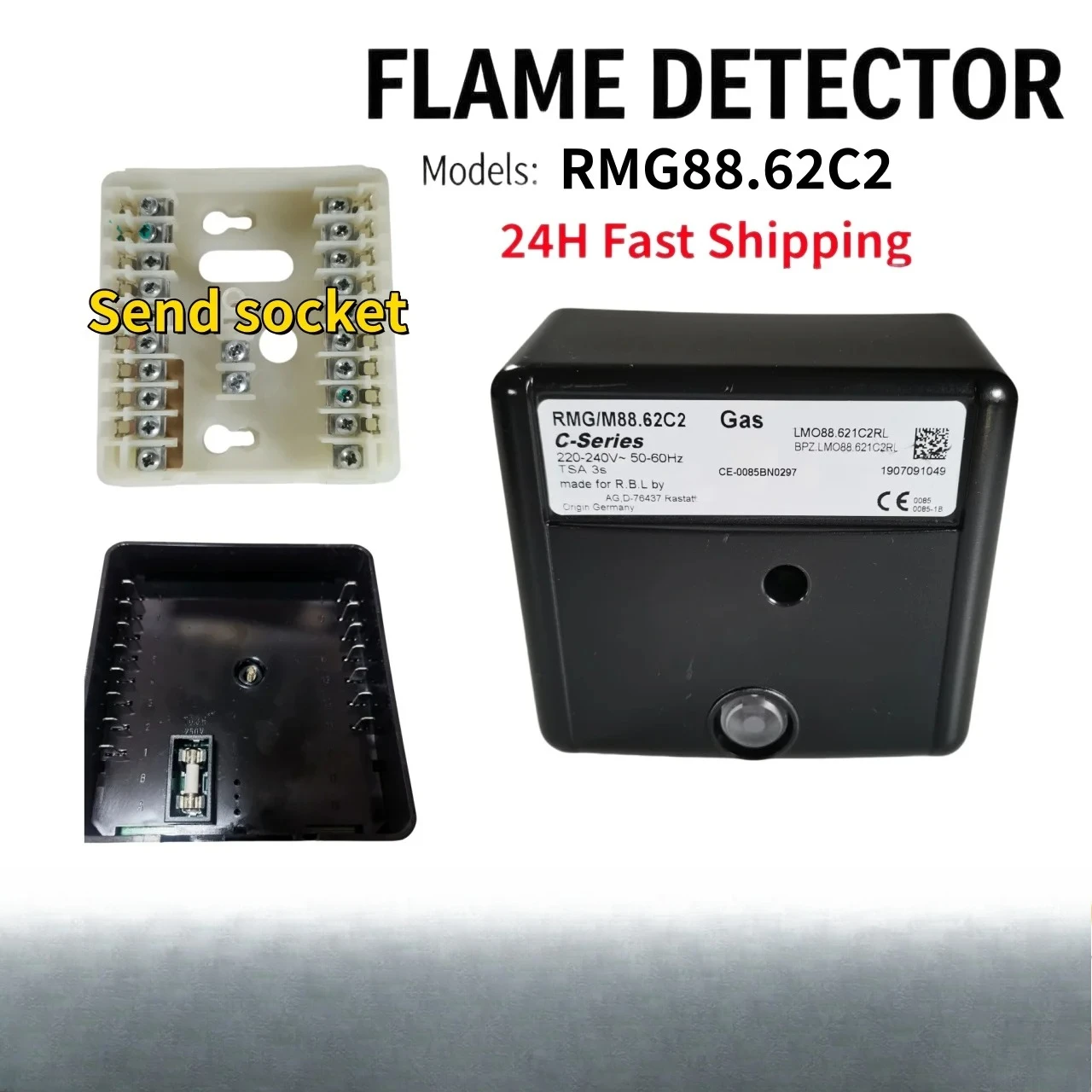 Modulating RMG88.62C2 Combustion Controller Industrial Burner Control Box Maintenance Spare Parts