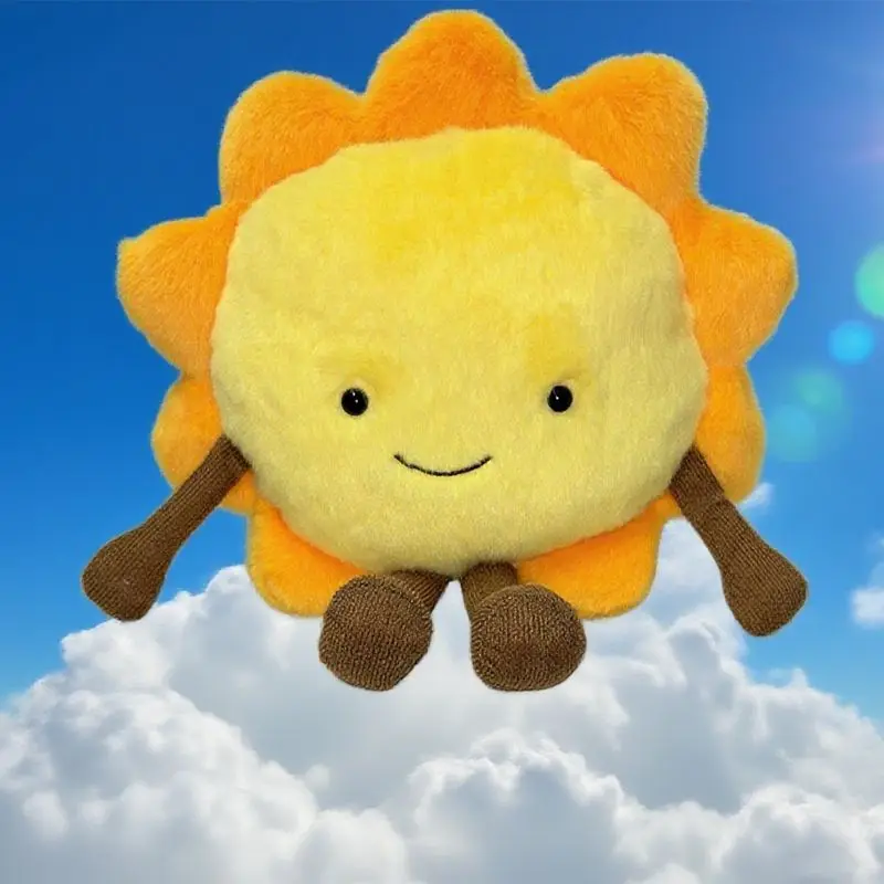 30*30 سنتيمتر أفخم عباد الشمس اللعب Kawaii النباتات الصفراء محشوة أفخم ألعاب كرتونية للبنين بنات هدايا عيد الميلاد