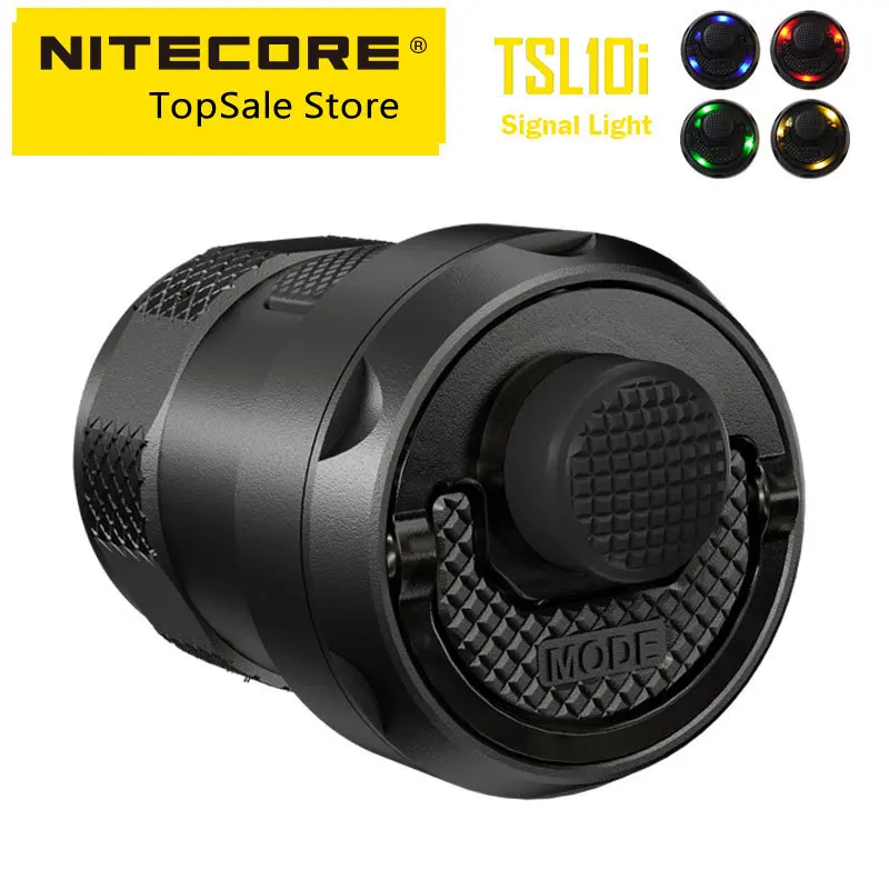 Imagem -02 - Nitecore Tsl10i Luz de Sinal Tailcap Polícia Aviso Piscando Multi-fonte de Luz Led Lâmpada Lanterna I4000r P20ix P30i P20i P10i