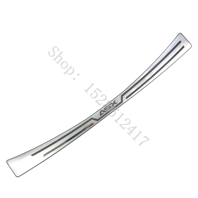 For Mitsubishi ASX 2020 2021~2023 stainless door cover outside door sill plate and Rear Bumper Protector Sill Car accessories