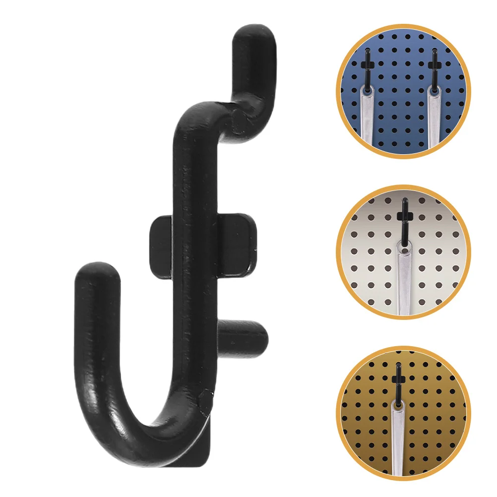 

50pcs Storage Rack Hooks J-Shape Heavy Duty Tool Organizers No Drill Pegboard Accessories For Garage Workshop Utility Hooks