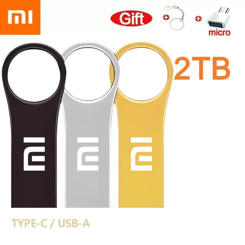 Xiaomi-Unidade Flash USB Portátil, Pen Drive USB 3.0, Disco Flash, Memória, Envio Rápido, 2TB, 1TB, 512GB, 256 GB