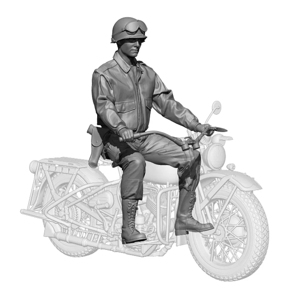 Soldats US 138 de la seconde guerre mondiale, figurine en résine, thème militaire, kit non assemblé et non peint, 1/35