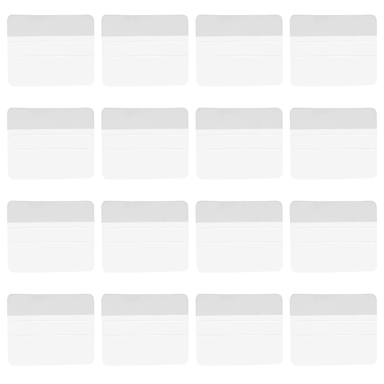 

100pcs Transparent Earring Card Display Adapters for Necklace Jewelry Self Adhesive PVC Packaging Studs Creative Multipurpose