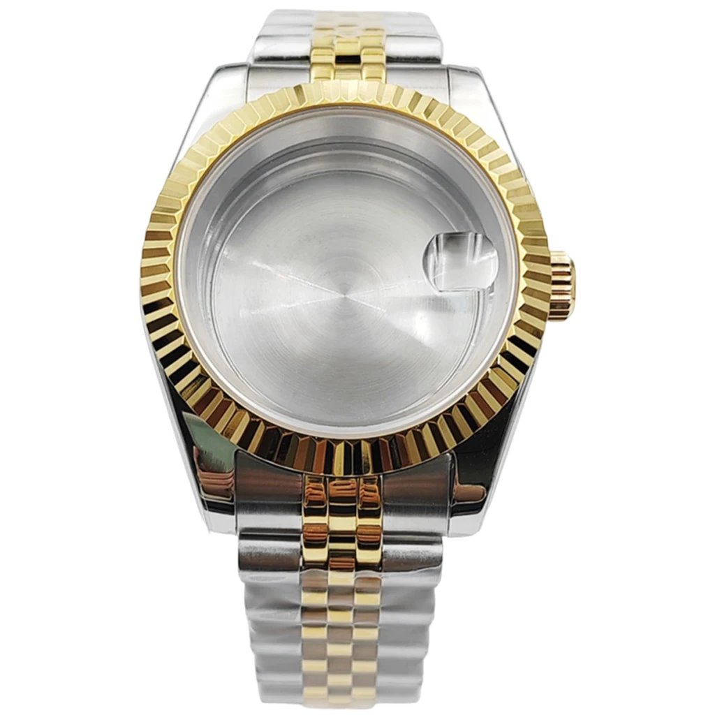 

39mm 36mm NH35 Watch Case Stainless Steel Sapphire Glass For NH35 NH36 ETA2824 ST2130 Miyota8215 8205 Movement Accessory Part