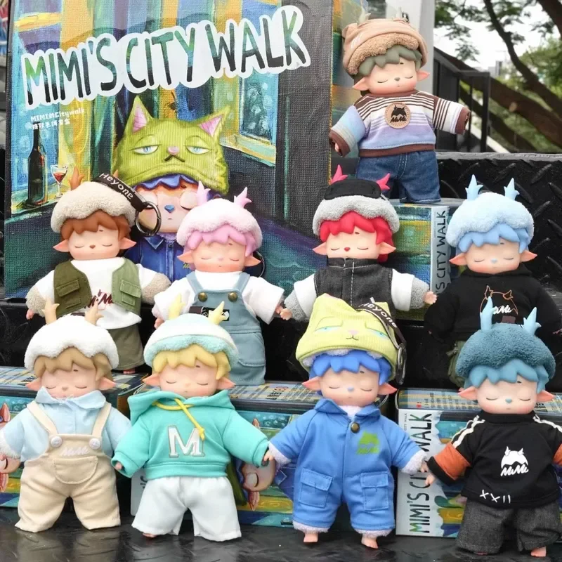 

2025 Original Heyone Mimi Citywalk Series Vinyl Face Blind Box Cute Collectible Figurines Couple Holiday Gifts Trendy Plaything
