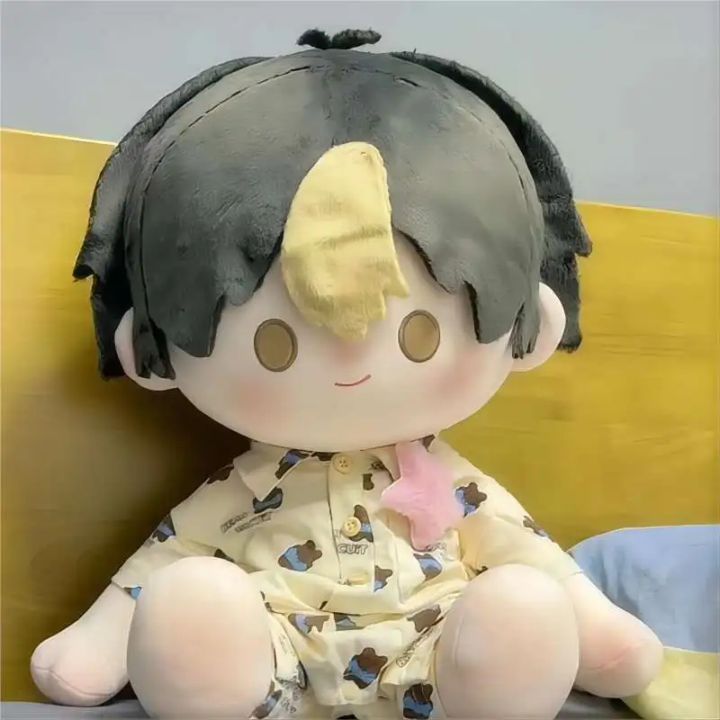 

Anime Haikyuu!! Yu Nishinoya Cosplay Flower Sticks Plush Cute Sitting Position Cotton Doll Colleagues Ambitus Gift