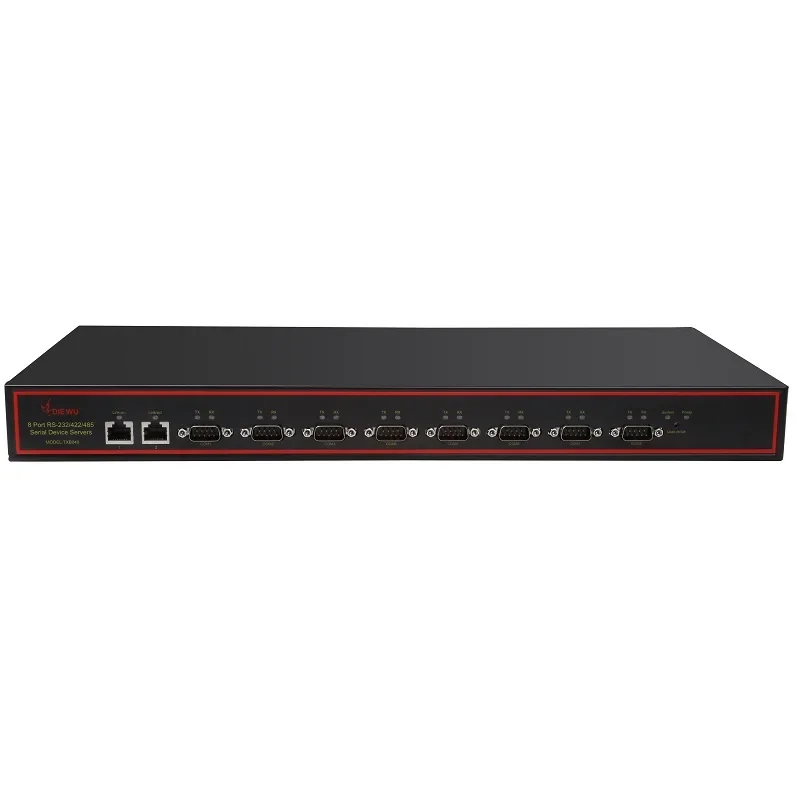 Diewu Industrial Adaptador RS232 Servidor Serie MultiPuerto