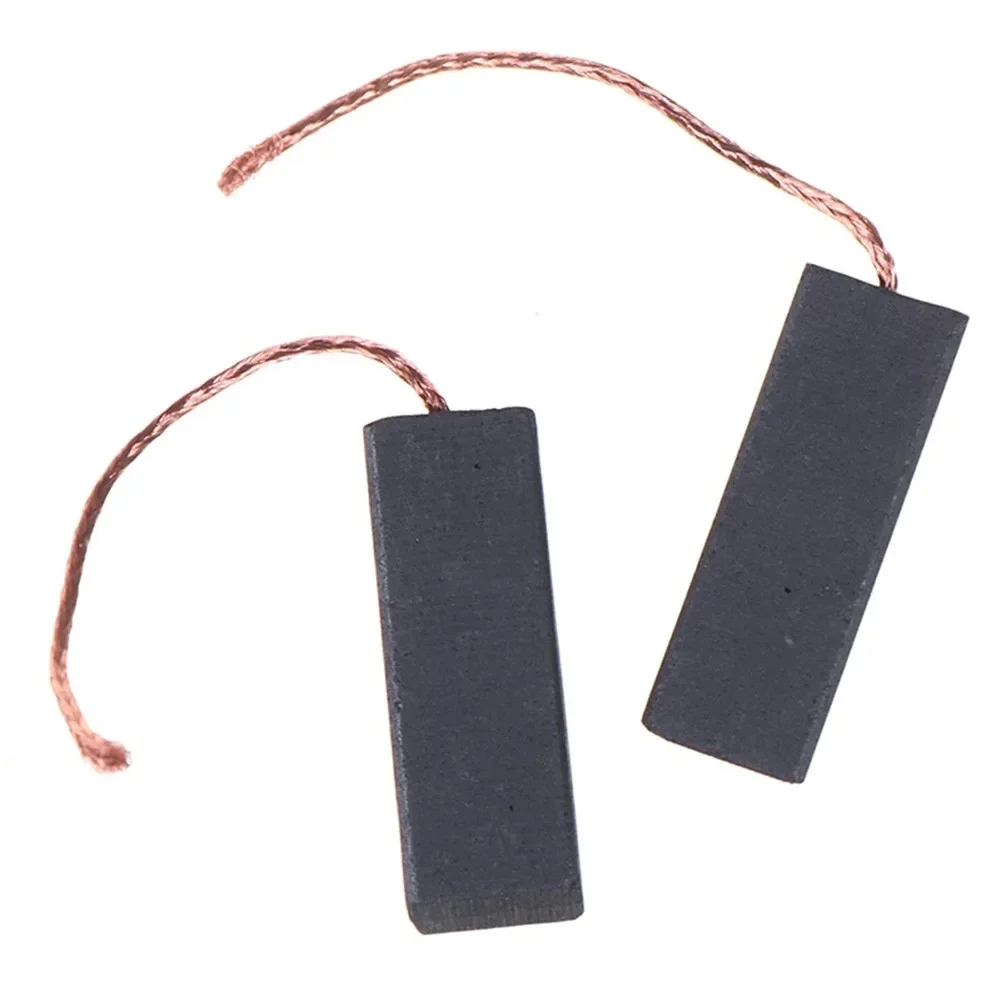 Carbon Brush Set 2 Pieces For Washing Machine Motors 5 Mm X 13.5 Mm X 40 Mm 70 Mm Total Length Reliable Replacement