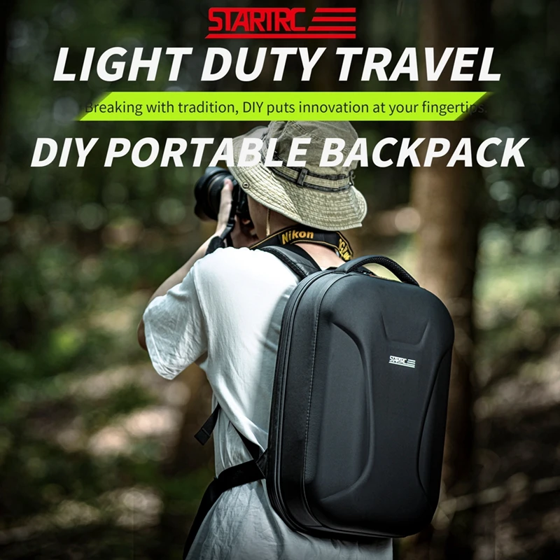 

For DJI Mavic 3/2 Pro/Air 3/2/2S Mini 4/3 Pro DIY Portable Backpack Shock-absorbing Camera Hard Shell Anti-scratch Storage Bag