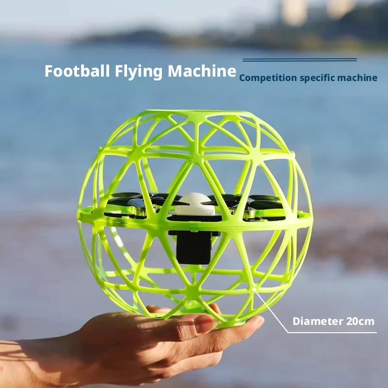 Large-sized 20CM Soccer Drone Shockproof Specially Designed for Competitions Quadcopter Remote-controlled Toy for Children