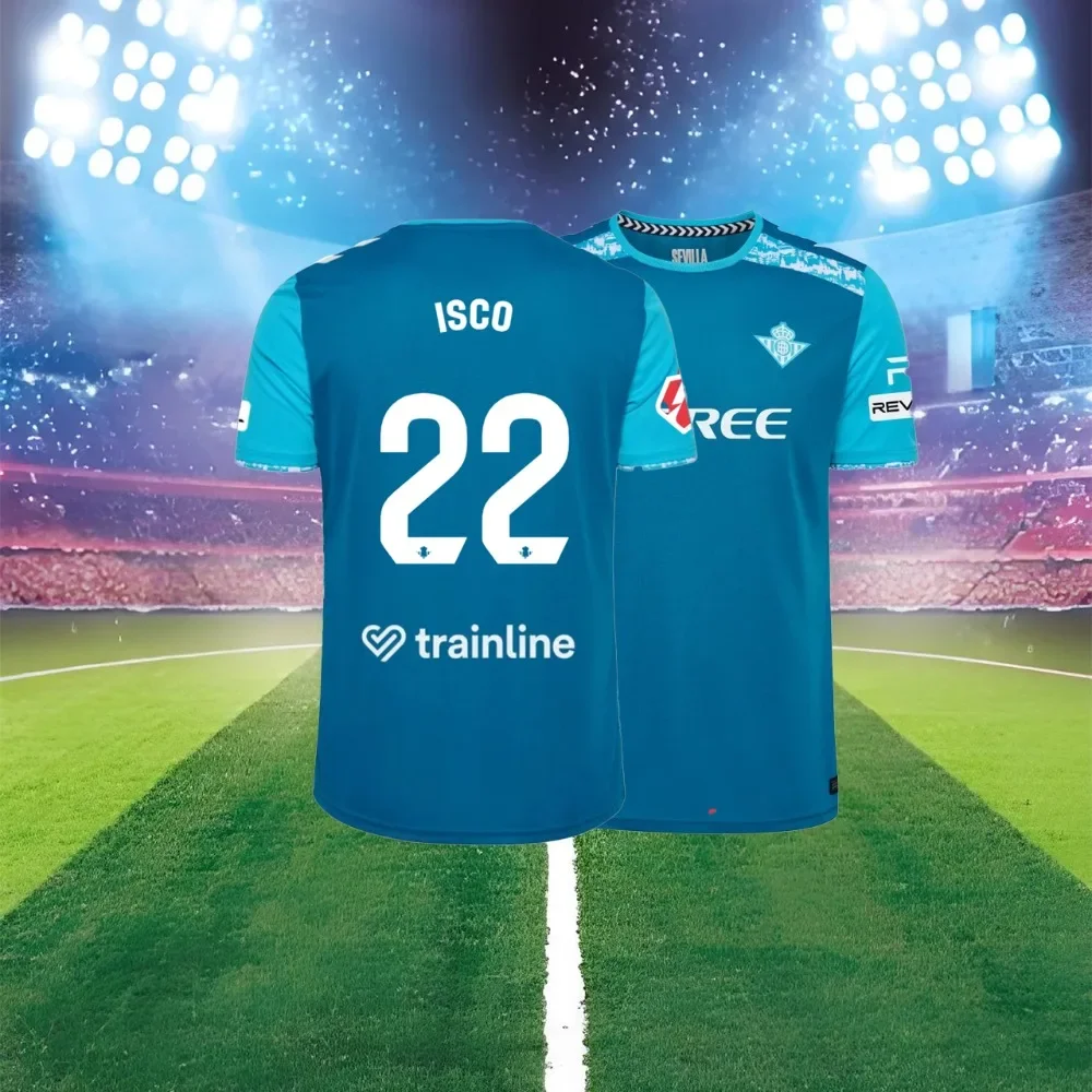 

2024-2025 Royal Betis Third Jersey T-shirt Casual Sports Fast-drying Breathable Adult Children Same Football Jersey Versatile