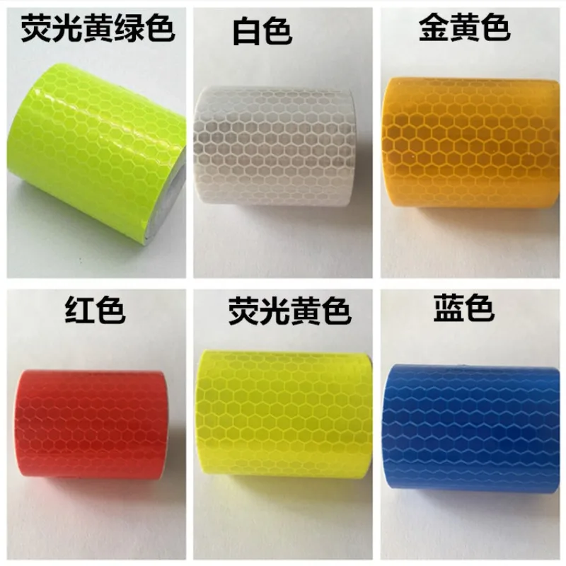 100x5cm Car Reflective Tape, Auto Safety Warning Sticker, Reflector Protective Strip Film for Trucks Motorcycle - usage example