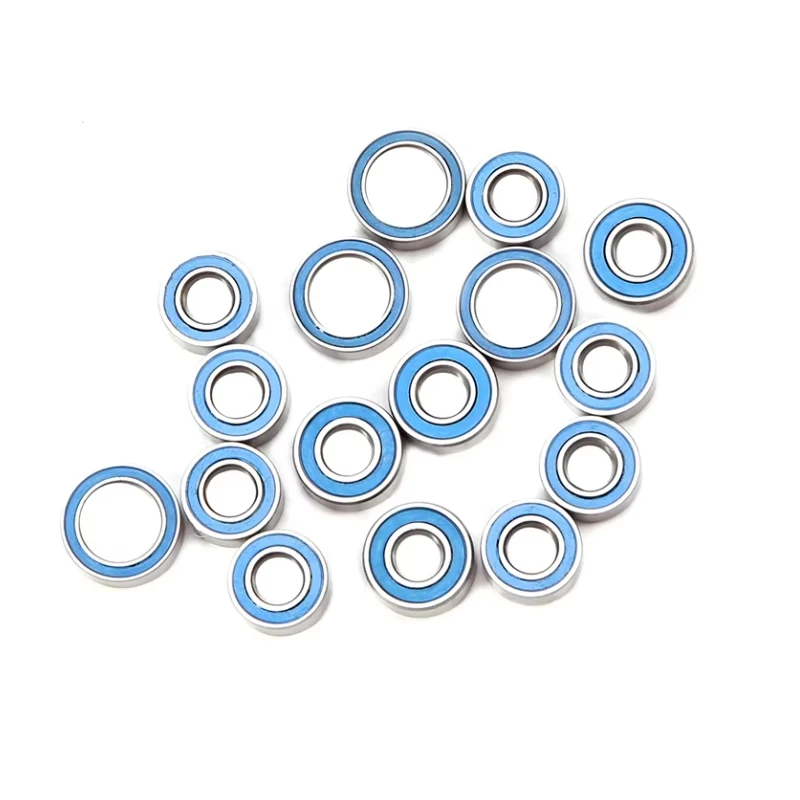 16PCS Kit cuscinetto a sfere sigillato in gomma per Tamiya TT02 TT-02 TT02D TT-02D 1/10 RC Auto Aggiornamenti Parti Accessori