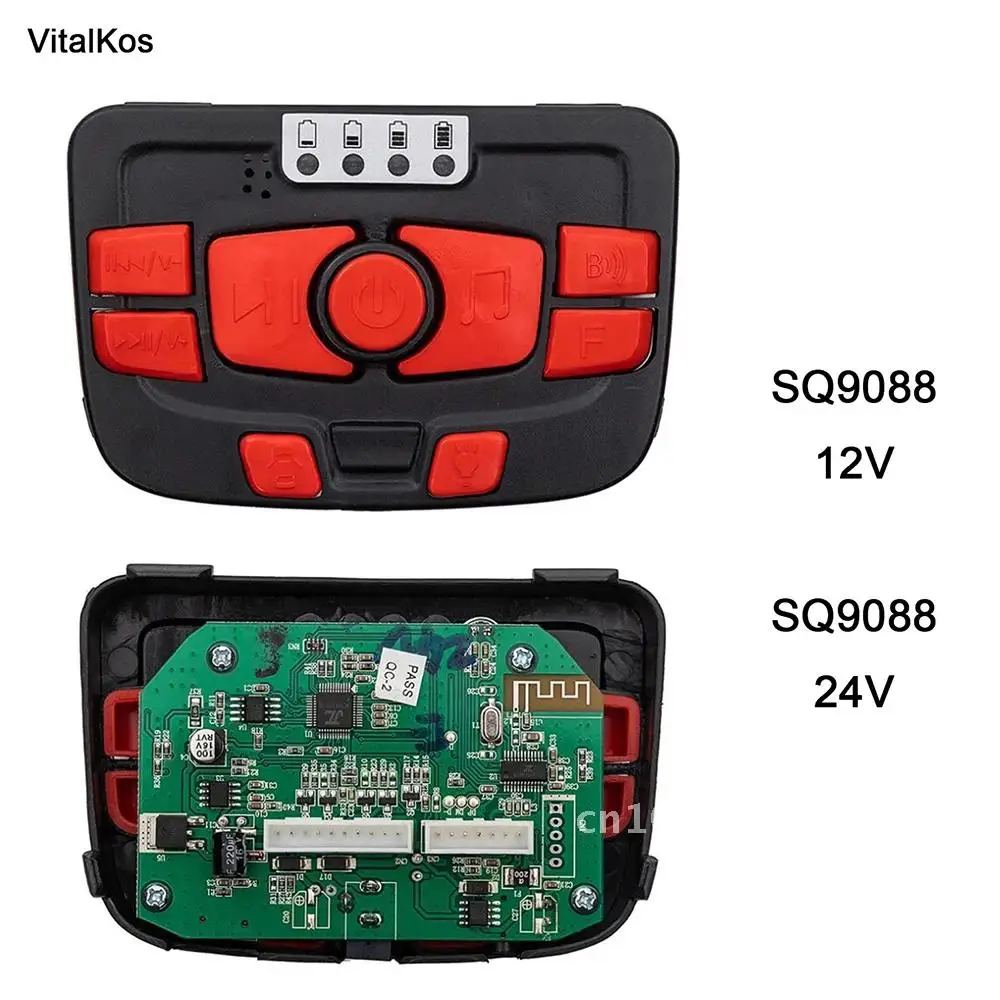 Vmanual-Panneau de commande central multifonctionnel Kos SQ9088, Bluetooth 2.4G, voiture électrique pour enfants, pièces de rechange