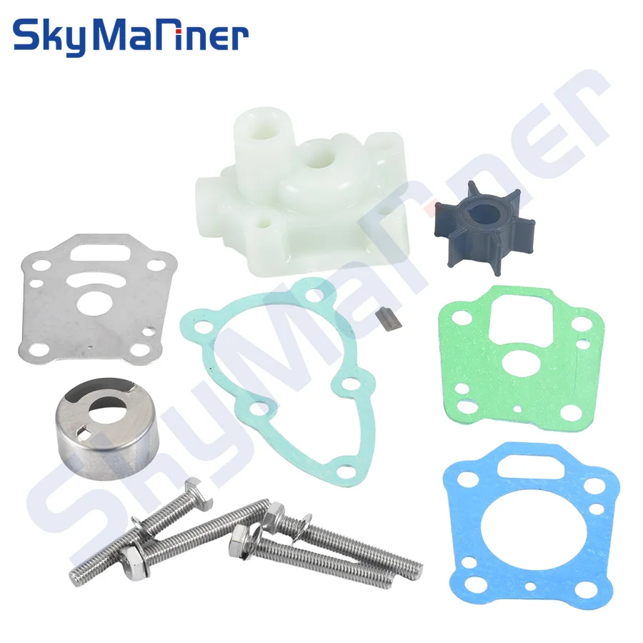 369-87322 369-65016 Water Pump Repair Kit For Nissan Tohatsu Outboard 4HP 5HP 6HP M4C MFS4B M5B MFS6B 369-87322 369873220M
