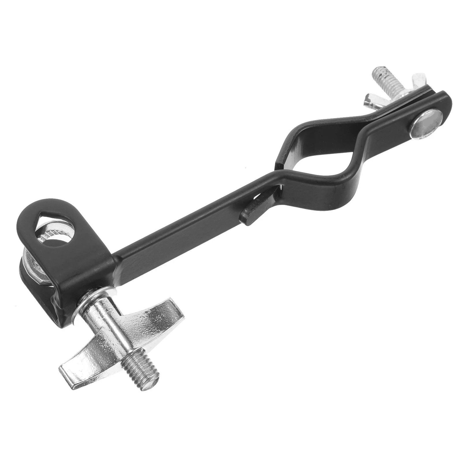 جرس البقر جبل قوس المشبك قابل للتعديل مجموعة طبلة ملحق تمديد كليب حامل جرس البقر لأدوات قرع طبل