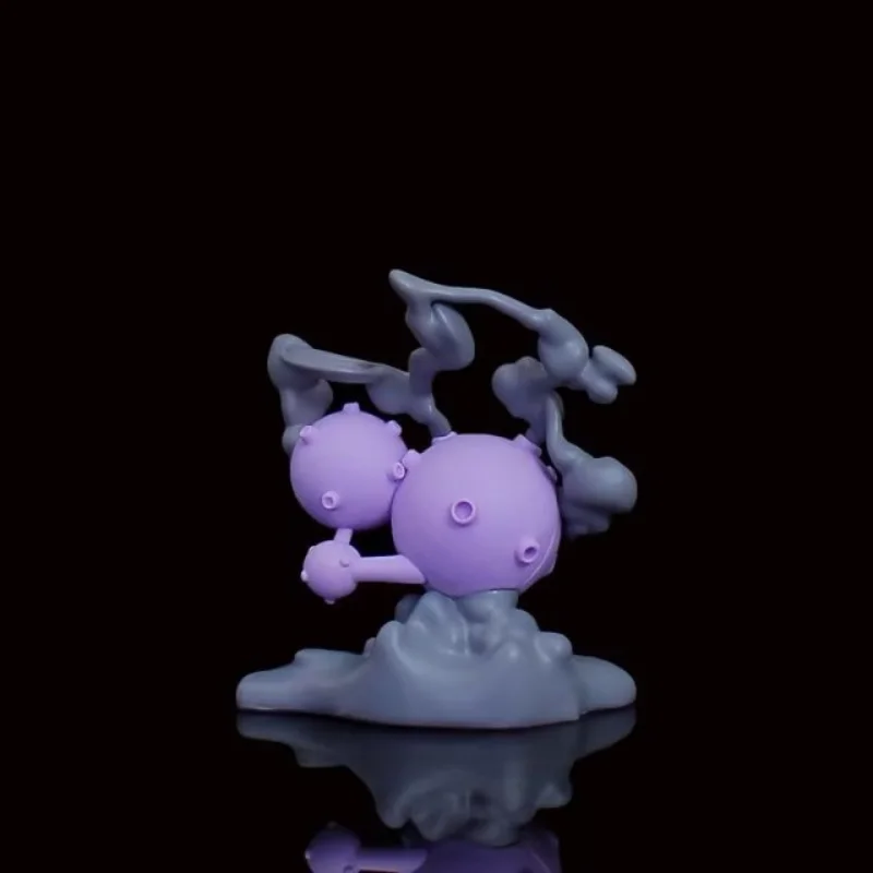 Equipo periférico de Pokémon Rocket Weezing Koffing, adornos de escritorio, modelo de dibujos animados, figura, regalo de cumpleaños, juguete para niños, 12CM