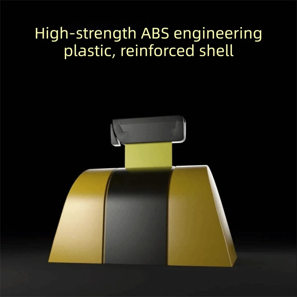 Yellow Black Striped Retractable Belt Barrier Telescopic Belt Slow Rebound Crowd Control Barrier with ABS Case Easy To Assemble