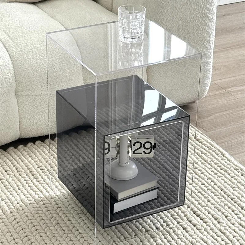 Sofa side table, home living room, hotel high-end coffee table, bedside table, mobile balcony, small table rack