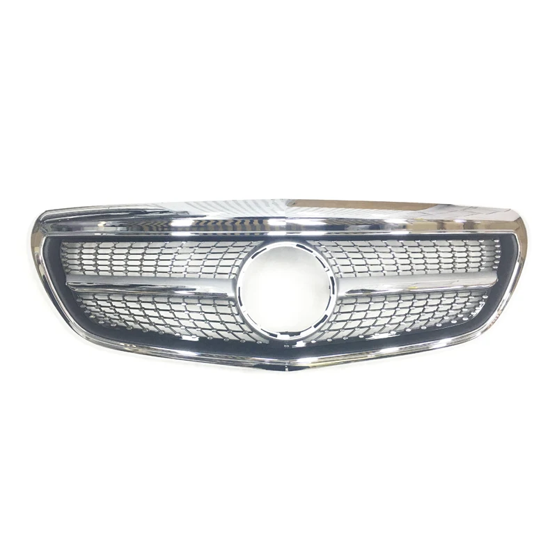 

W213 Executive Edition Diamond Style Grille Black Silver Front Bumper for Mercedes Benz W213 2017-2020