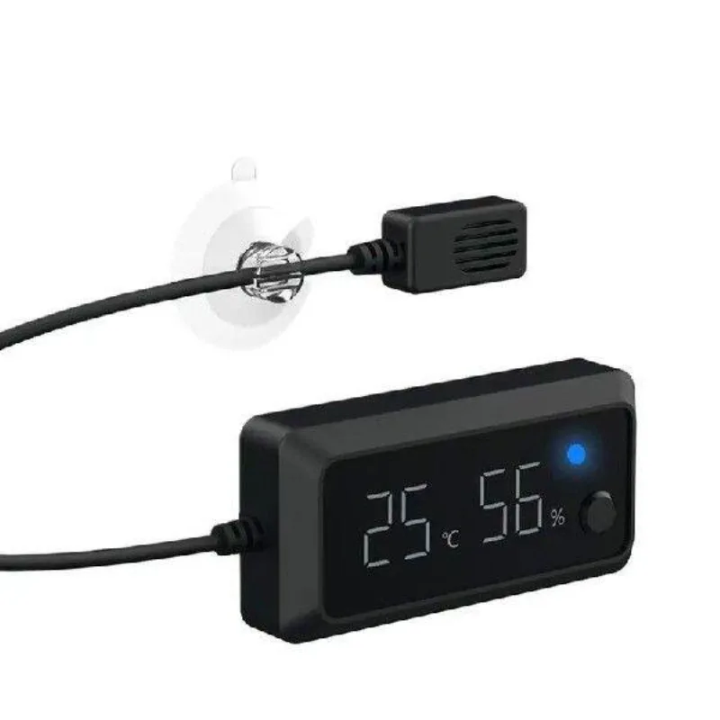

Reptile Humidity Gauge Digital Hygrometer Humidity Gauge Rainforest Tank Waterproof High Precision Intelligent Temperature Gauge