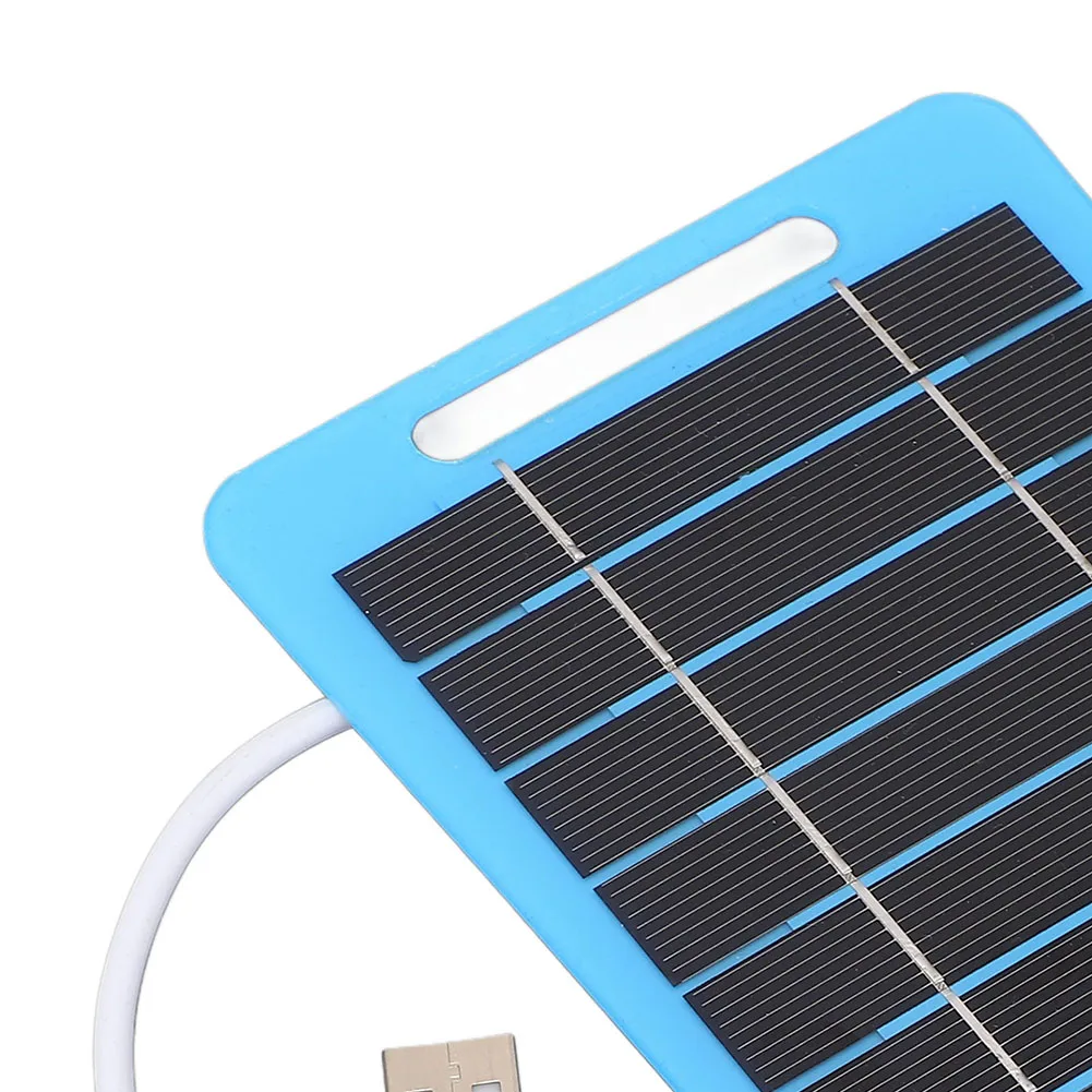 Polycrystalline Silicon Solar Panels 5W5V USB Waterproof Outdoor Battery Cell Phone Chargers Photovoltaic Panels Chargers Parts view 5