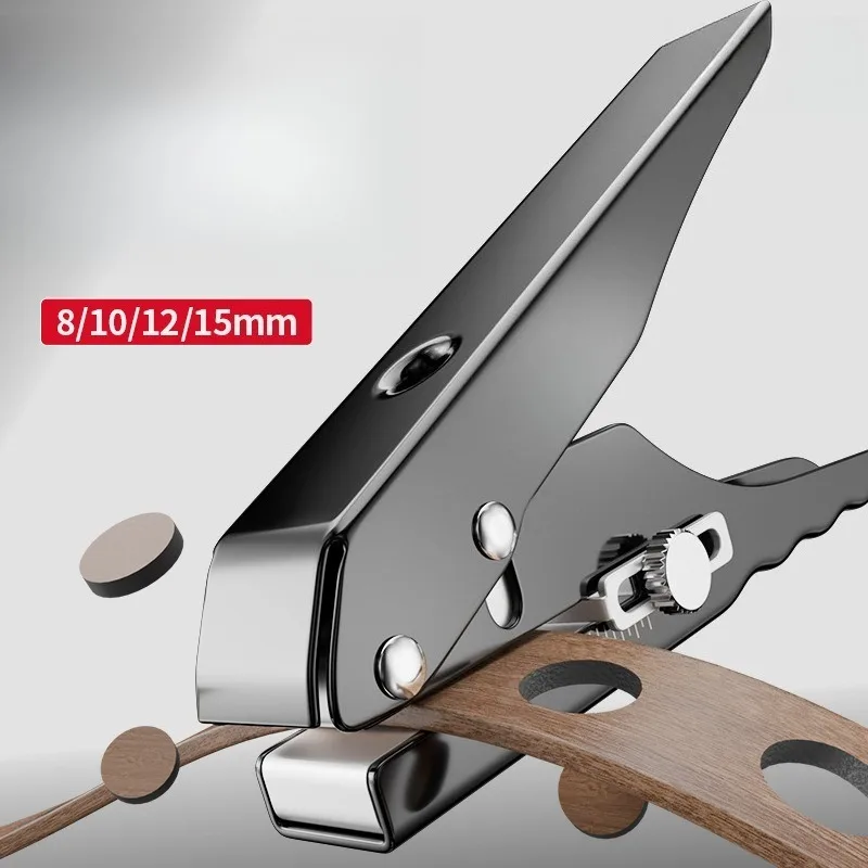 

Деревообрабатывающие клещи для пробивки отверстий под кромку, точное пробивание отверстий, сверхпрочная износостойкая головка для экологических плит, сверление 3-в-1