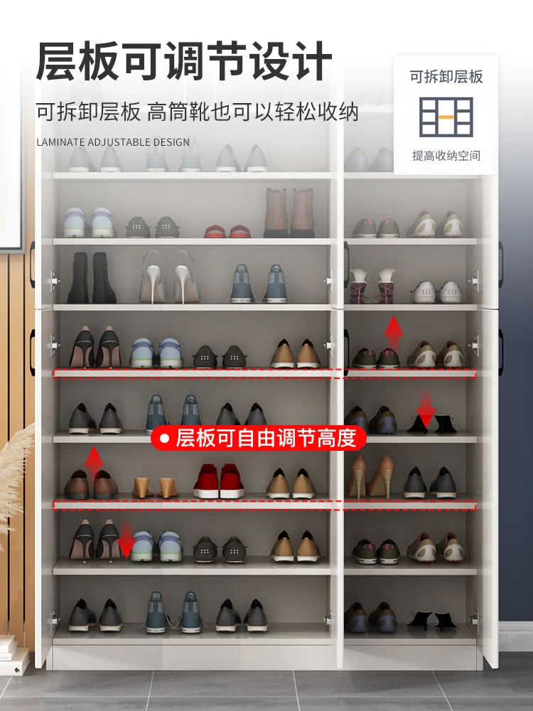 Shoe cabinet Large capacity multi-layer oversized locker at home door New 2024 popular porch cabinet Entry door shoe cabinet