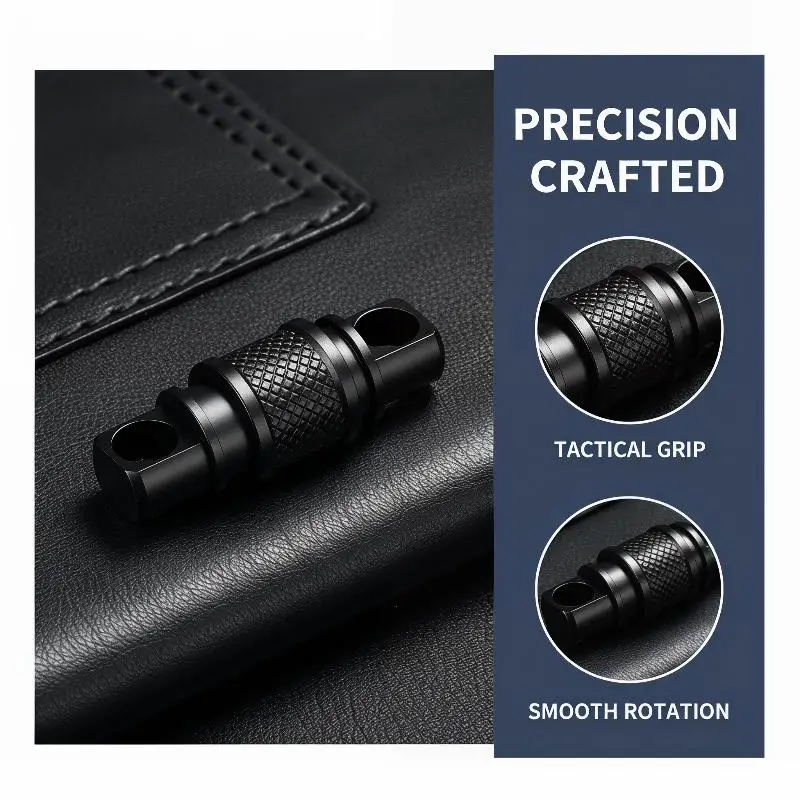 1Pcs Outdoor EDC Tool Double Head Quick Release Buckle Titanium Alloy Keychain Removable Portable Mountaineering Buckle