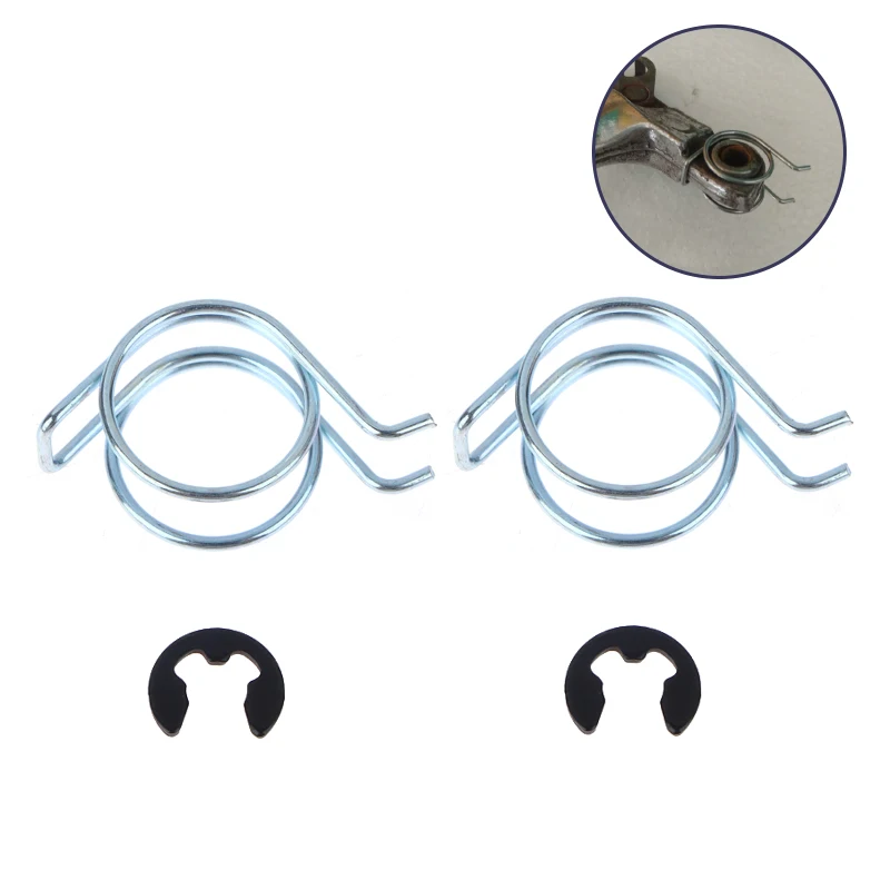 

2 Sets Electric Bicycle Brake Handle Return Double Torsion Spring