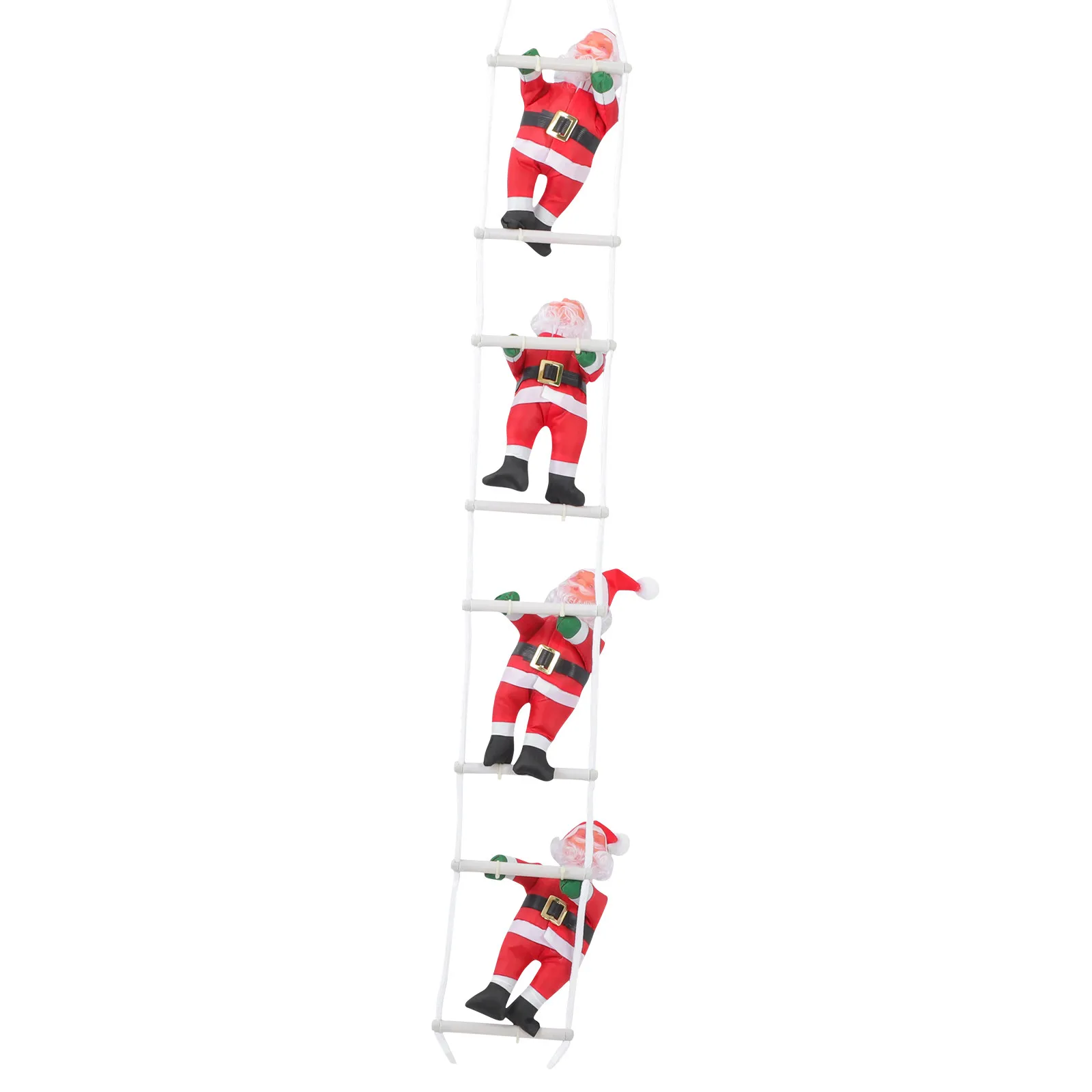 

Christmas Decor Ornament Hanging Xmas Ornaments Tree Ladder Climbing Santas Decoration