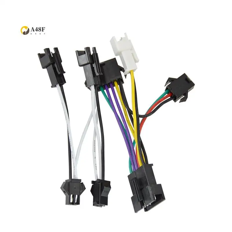 

A48F-E-Bike Front Brake Rear Light Set 24/36/48V Bike Rack Lamp With Horn Headlight Switch Electric Bike Tail Light