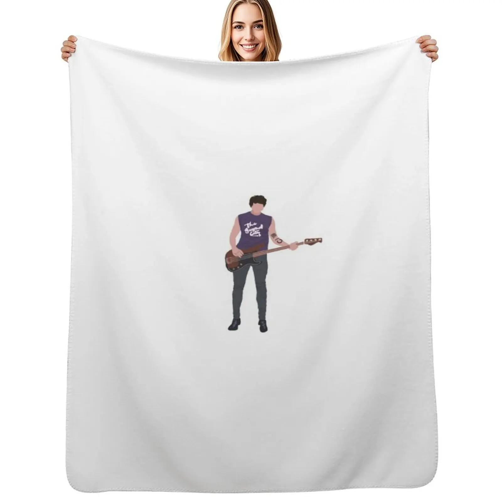 

Calum hood Throw Blanket Compact Warm Blanket for Car Road Trip
