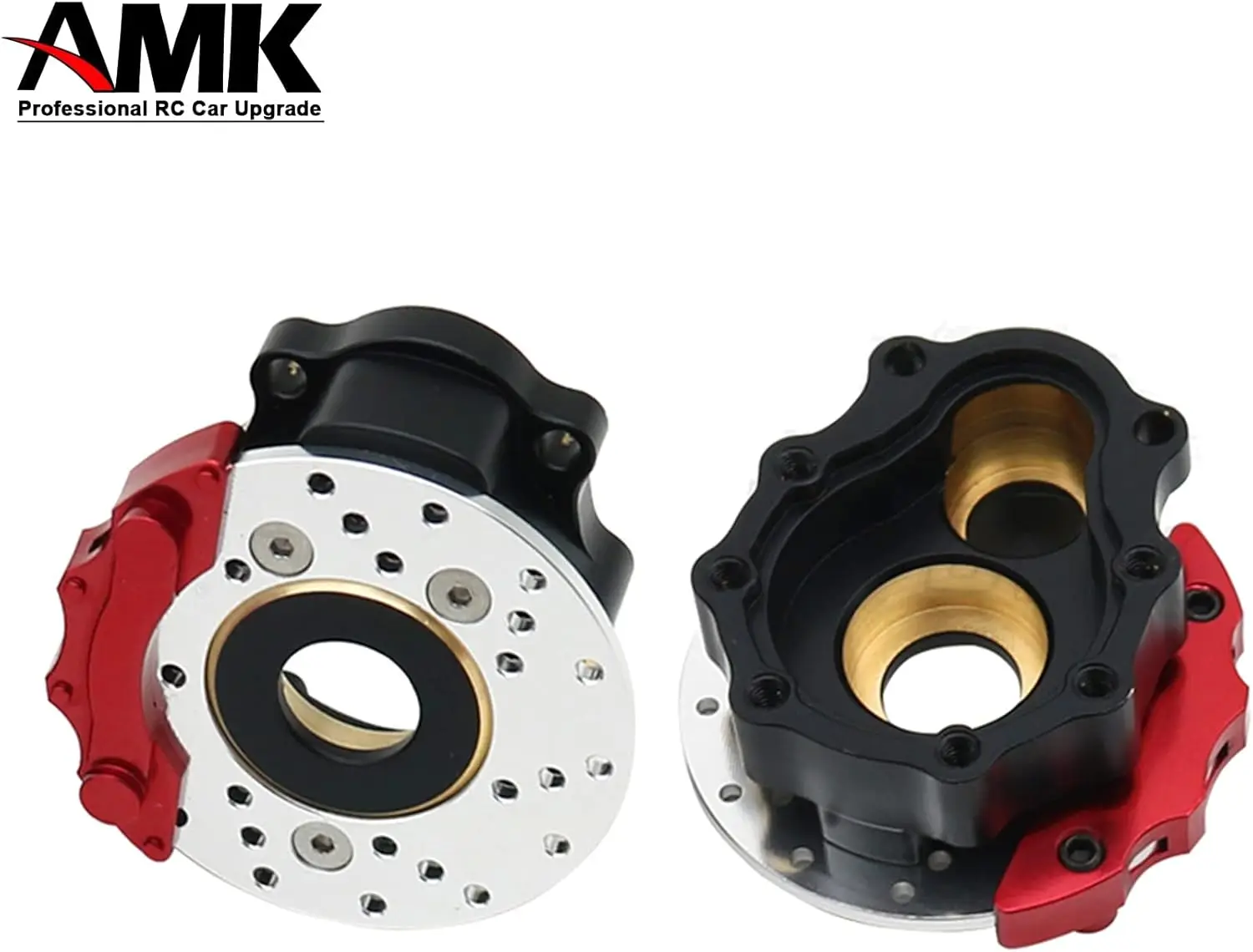 AMK TRX4 황동 카운터 웨이트 포털 액슬 하우징 1/10 RC 크롤러 TRX6 TRX-4 Bronco Defender 업그레이드(TRX4용 8 in 1 세트)