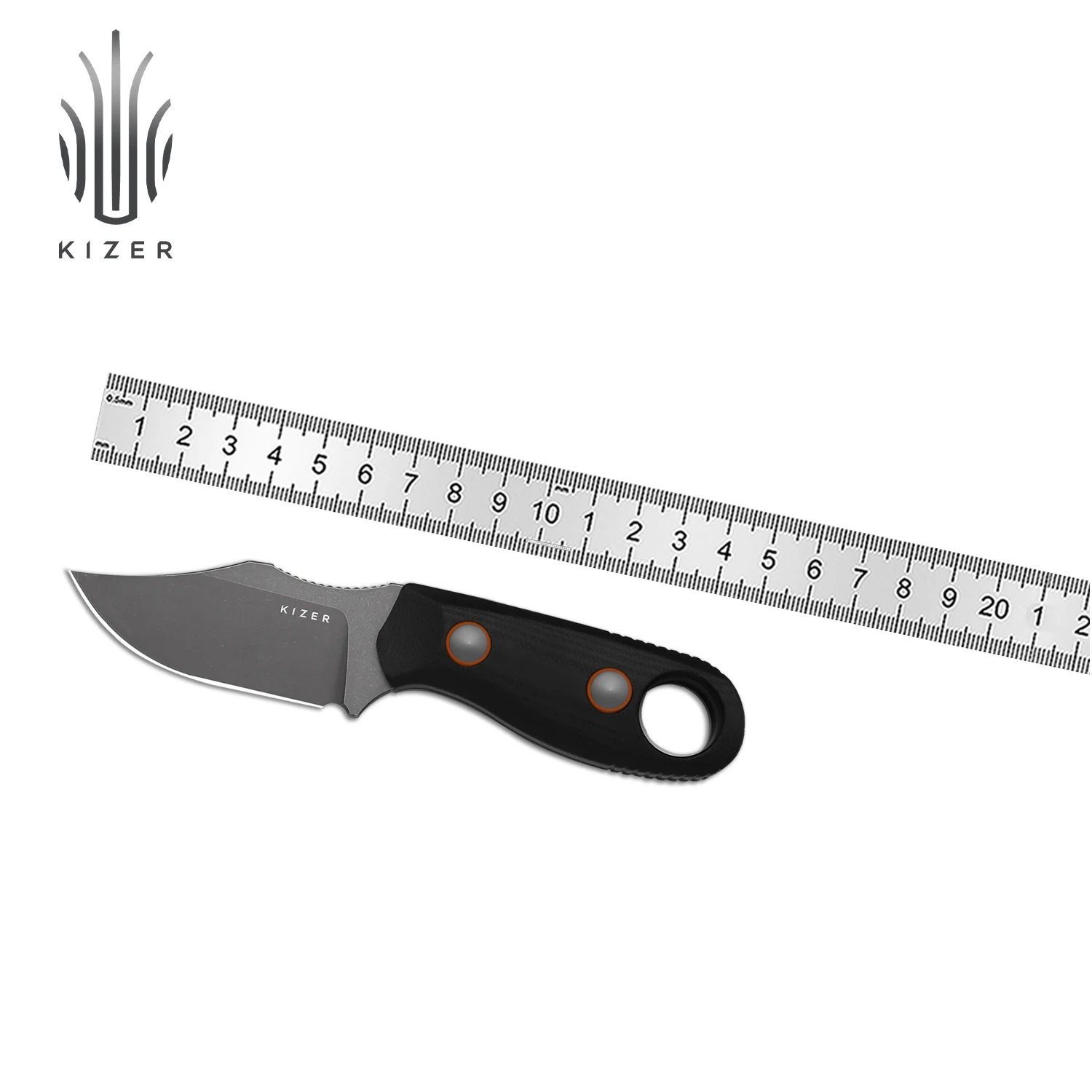 

Kizer Fixed Blade Knife Beaver 2 1078A3/1078A4 D2/AEB-L Steel Blade with G10/Micarta Handle Survival Camping EDC Knives 2025 New