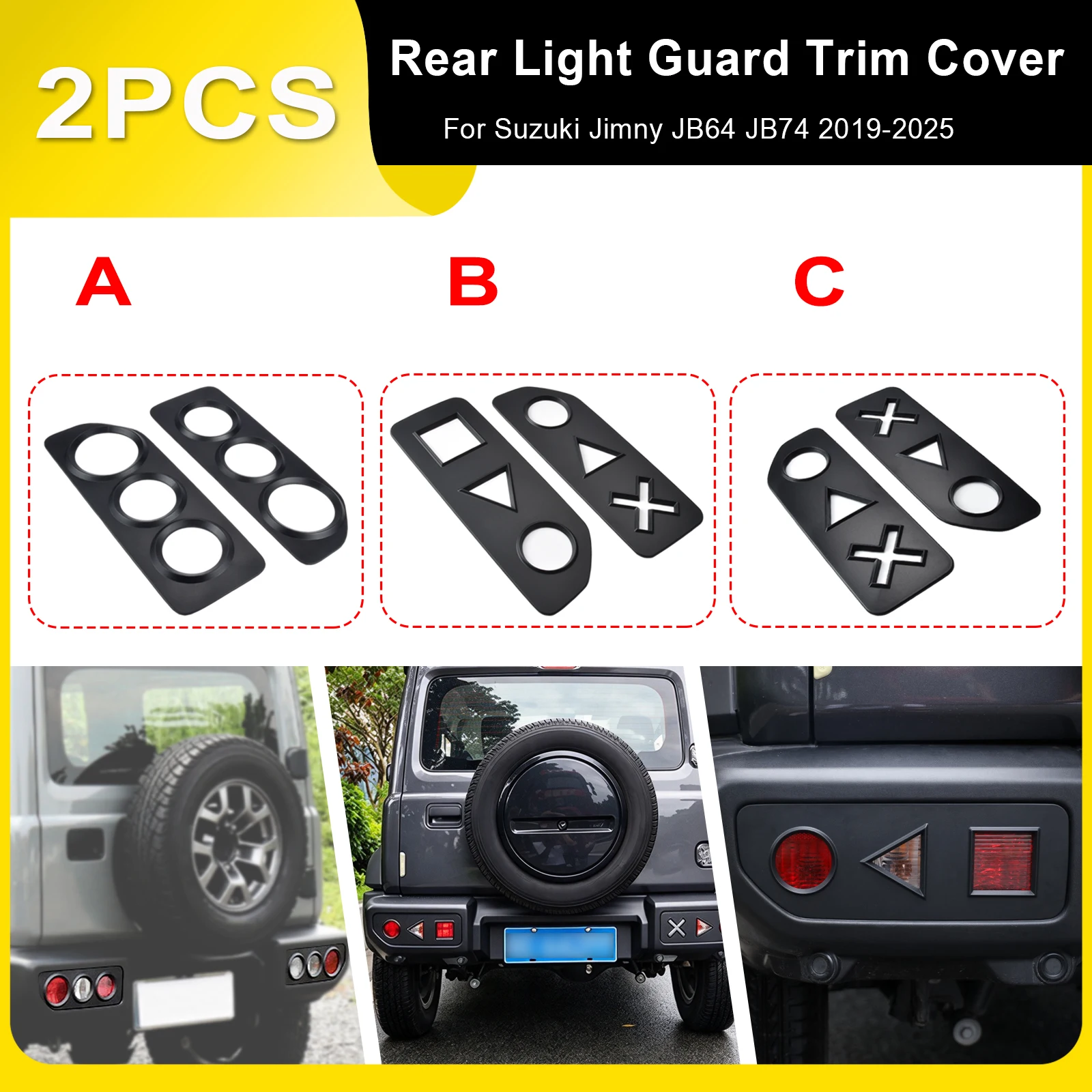 For Suzuki Jimny 5 Door 2023 2025 Nomade Side Window Louver Shutter Matte Black Universal Left Right Accessories